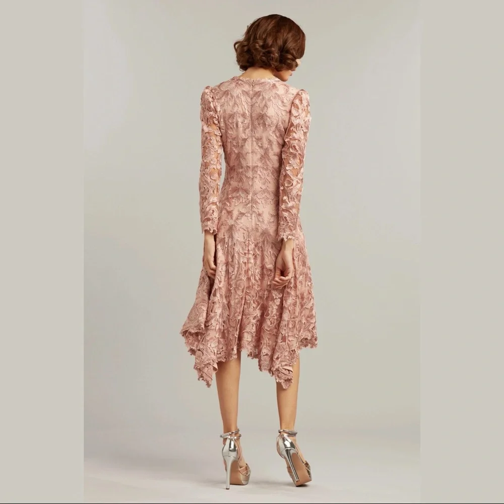 TADASHI SHOJI - EVOTA HANDKERCHIEF HEM DRESS - Picture 2 of 4